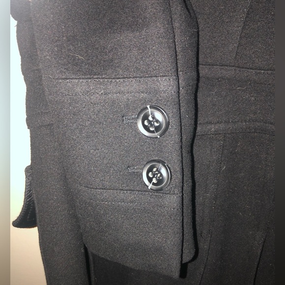 Ladies Black wool jacket - Picture 4 of 6